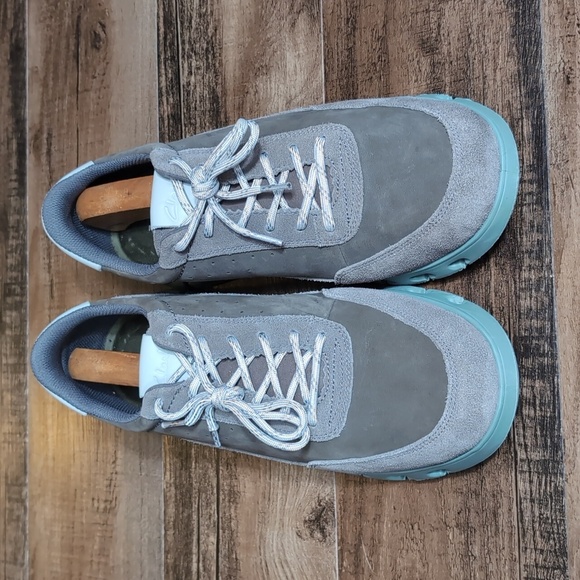 Clarks Nature X One Grey Combi Suede Leather With - Picture 2 of 9